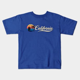 Retro California Surfing Kids T-Shirt